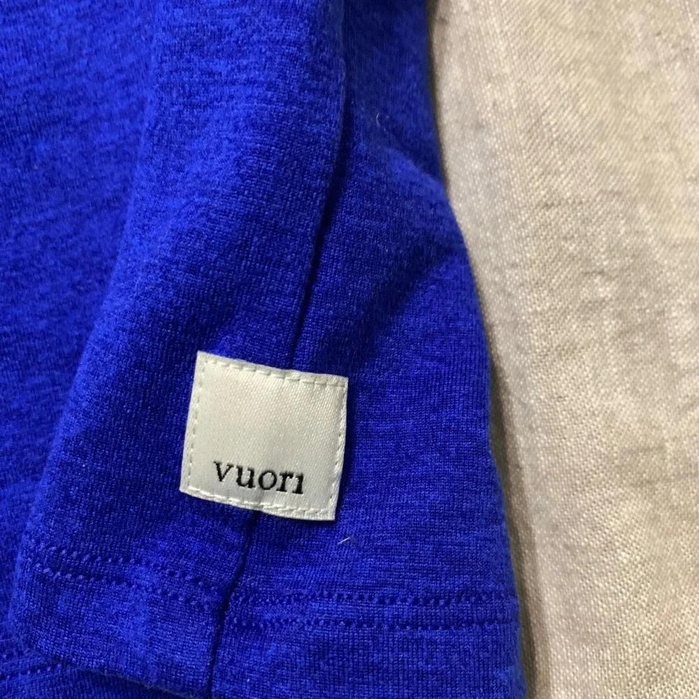 Vuori Tank Womens Small Blue Elevation VW1172 Racerback Built-in Bra Workout Top - Picture 3 of 8